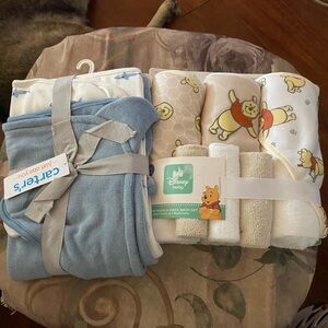 Shark & Pooh Towel Sets
